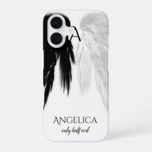 ANGEL WINGS 'Sólo mitad Mal' Monograma Gracioso