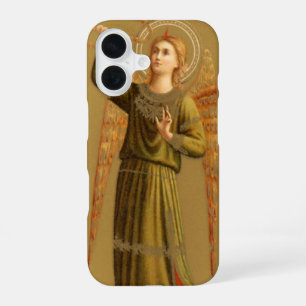Funda Para iPhone 16 Ángeles músicos de Navidad, renacimiento vintage