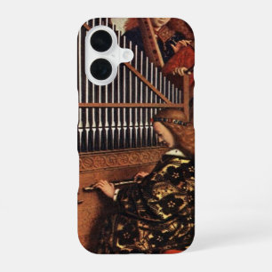 Funda Para iPhone 16 ÁNGELES QUE HACEN MÚSICA EN NAVIDAD /Organista