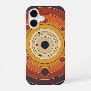 Funda Para iPhone 16 Anillos Orbitales Vintage