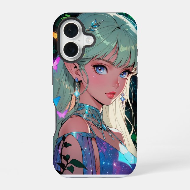 Funda Para iPhone 16 Anime (Reverso )