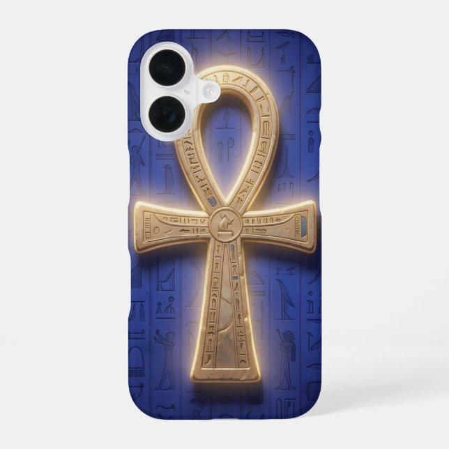 Funda Para iPhone 16 Ankh Symbol Bedeutung – Schlüssel des Lebens (Reverso )