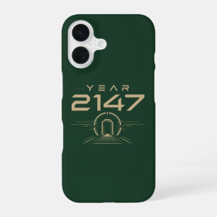Funda Para iPhone 16 Año 2147 Ciencia Ficción Cyberpunk Futurista