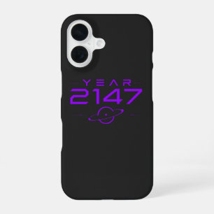 Funda Para iPhone 16 Año 2147 Ciencia Ficción Cyberpunk Futurista