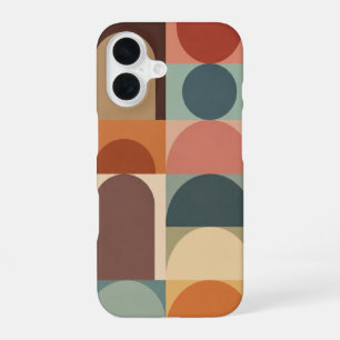 Funda Para iPhone 16 Apilamiento de arco circular vintage