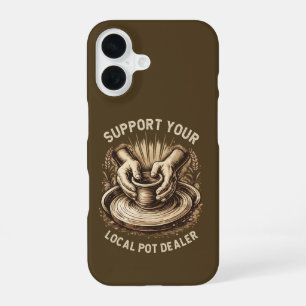Funda Para iPhone 16 Apoyo a tu alfarero local Artista de cerámica dive