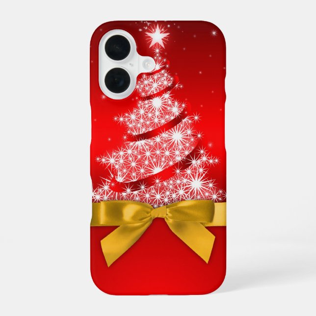 Funda Para iPhone 16 Árbol de Navidad  (Reverso )