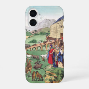 Funda Para iPhone 16 Arca de Noé con animales