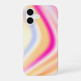 Funda Para iPhone 16 Arcoíris holograma femenino lujo elegante chic tre