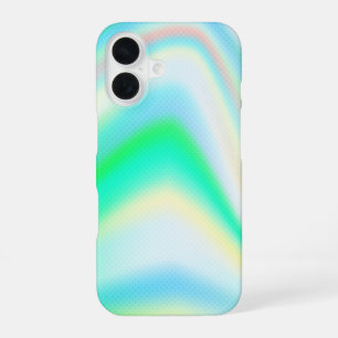 Funda Para iPhone 16 Arcoíris holograma femenino lujo elegante chic tre