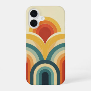 Funda Para iPhone 16 Arcos de Olas Retro