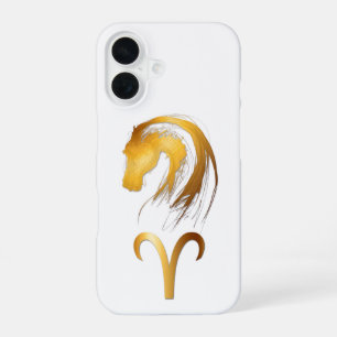 Funda Para iPhone 16 Aries Horse China Astrología Occidental en Iphone