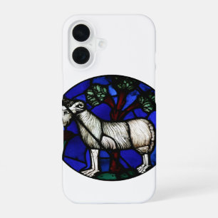 Funda Para iPhone 16 Aries Zócalo Vidrio Pintado Notre-Dame de Paris iP