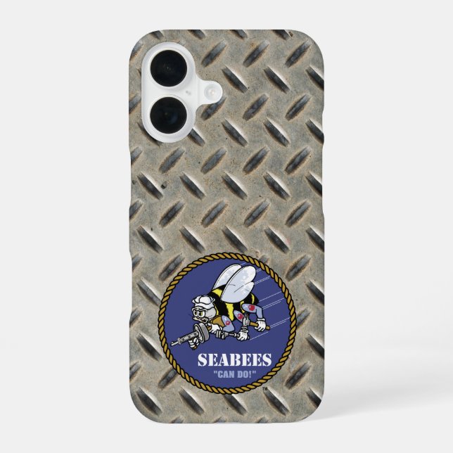 Funda Para iPhone 16 Armada de EE. UU. | Seabees (Reverso )