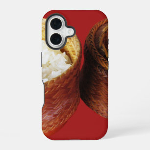 Funda Para iPhone 16 Arroz Pegajoso [Khao Niao] Comida Tailandesa Lao