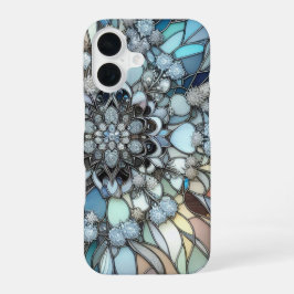 Funda Para iPhone 16 Art Deco Stained glass mosaic