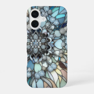 Funda Para iPhone 16 Art Deco Stained glass mosaic