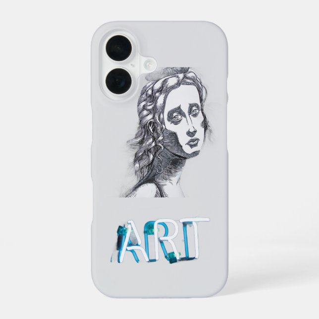 Funda Para iPhone 16 arte (Reverso )