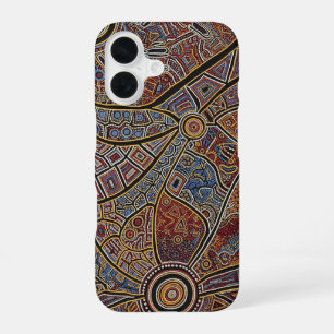 FUNDA PARA iPhone 16 ARTE ABORIGEN