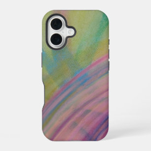 Funda Para iPhone 16 Arte abstracto colorido único P9