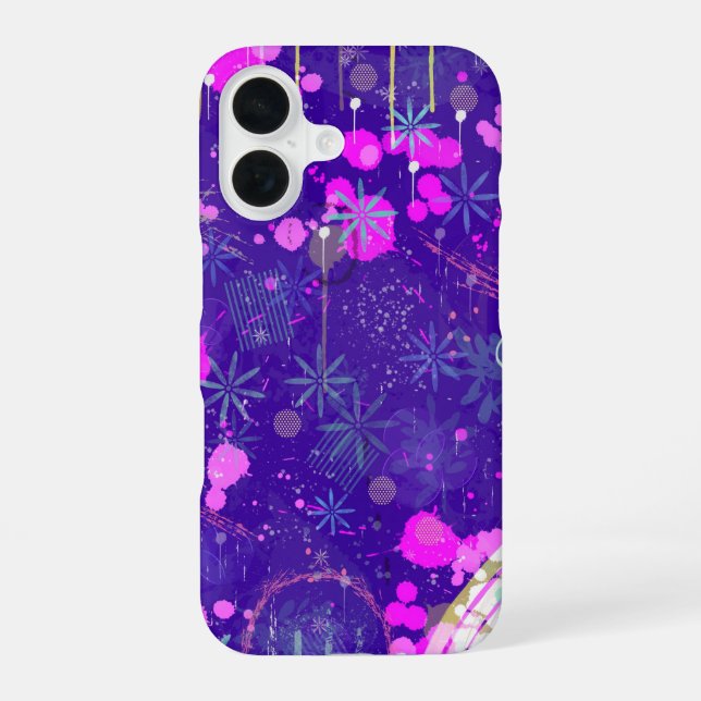 Funda Para iPhone 16 Arte abstracto: la mente creativa (Reverso )