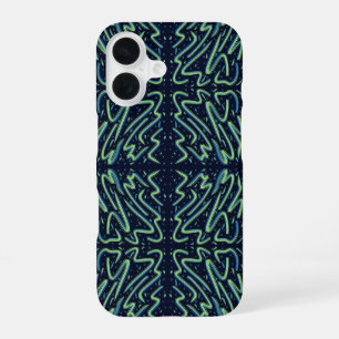 Funda Para iPhone 16 Arte abstracto psicodélico colorido y puntiagudo c