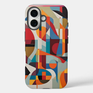 Funda Para iPhone 16 Arte abstracto vibrante: diseño expresivo y colori