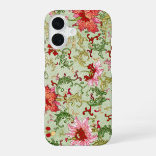 Funda Para iPhone 16 Arte Antiguo Chinoiserie Floral Chino Nouveau