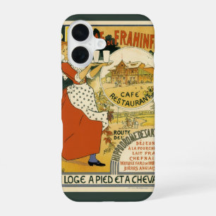 Funda Para iPhone 16 Arte Antiguo Moderno, Bar de Cerveza Restaurante y
