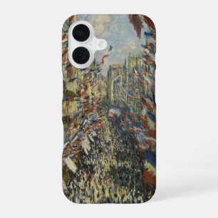 Funda Para iPhone 16 Arte callejero vintage de Monet de la bandera fran