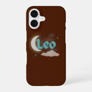 Funda Para iPhone 16 Arte de astrología de la luna celestial de Leo, nu