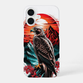 Funda Para iPhone 16 Arte de la Naturaleza Águila Halcón Vintage