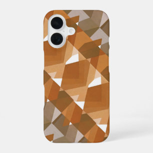 Funda Para iPhone 16 Arte Deco Pochoir Vintage Jazz Tan Formas Geométri