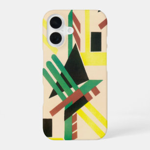 Funda Para iPhone 16 Arte Deco Vintage Pochoir Formas Geométricas Jazz