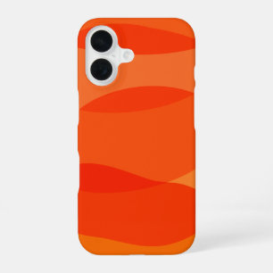 Funda Para iPhone 16 Arte geométrico abstracto minimalista en rojo nara