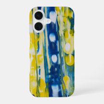 arte hecho a mano/Azul y amarillo