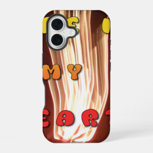Funda Para iPhone 16 Arte Impreso Fuego en Mi Corazón