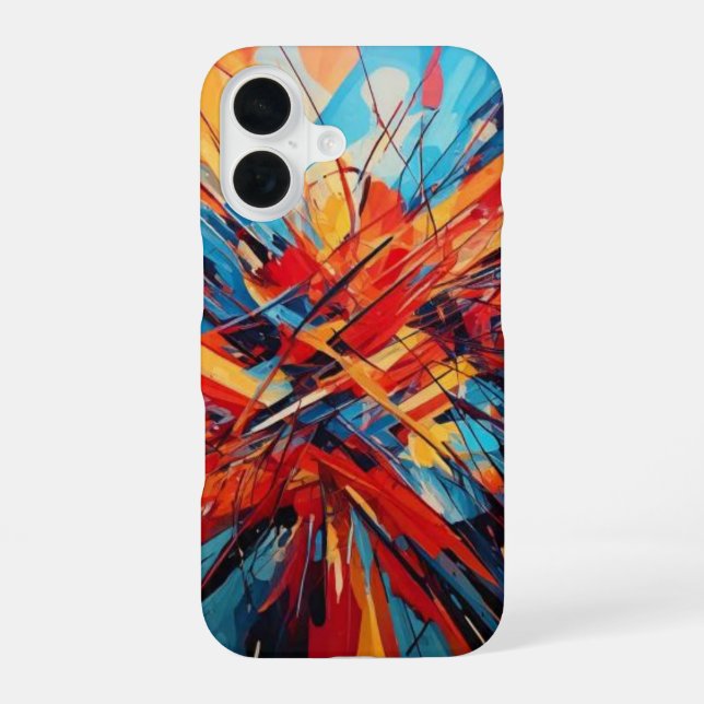 Funda Para iPhone 16 Arte moderno (Reverso )