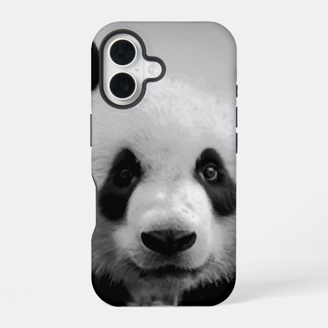 Funda Para iPhone 16 Arte Pop Panda (Reverso )