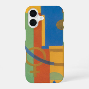 Funda Para iPhone 16 Arte Retro Deco Jazz Suroeste Colores de Nuevo Méx