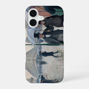 Funda Para iPhone 16 Arte vintage de Caillebotte Calle de París día llu