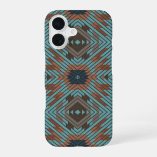 Funda Para iPhone 16 Arte y colores tribales del suroeste americano
