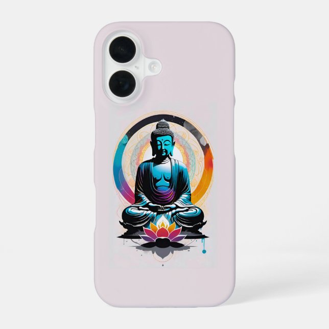 Funda Para iPhone 16 Arte Zen Buda  (Reverso )