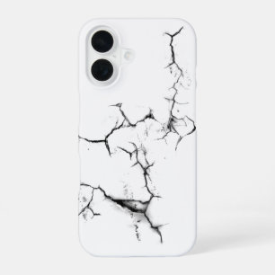 Funda Para iPhone 16 Artes visuales Dibujo Grunge, textura grunge, mono