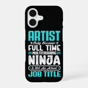 Funda Para iPhone 16 Artist Job Title Profesora Arte artístico creativo