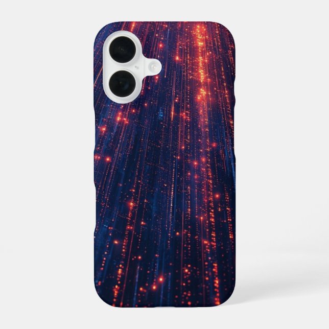 Funda Para iPhone 16 Ascenso de flujo de código (Reverso )