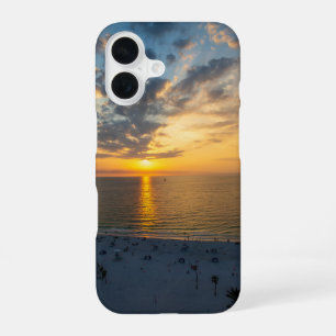 Funda Para iPhone 16 Atardecer en la playa de Clearwater