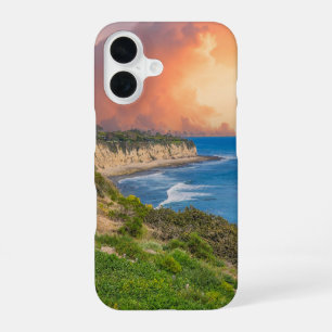 Funda Para iPhone 16 Atardecer en Point Dume en Malibu