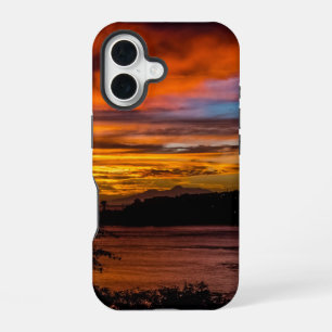 Funda Para iPhone 16 Atardecer en Praia, Cabo Verde