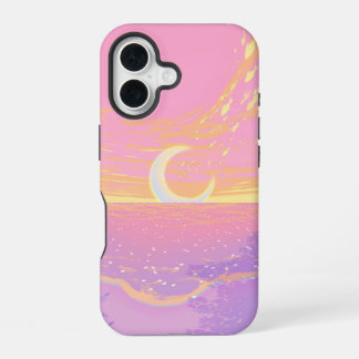 Funda Para iPhone 16 Atardecer resplandeciente 